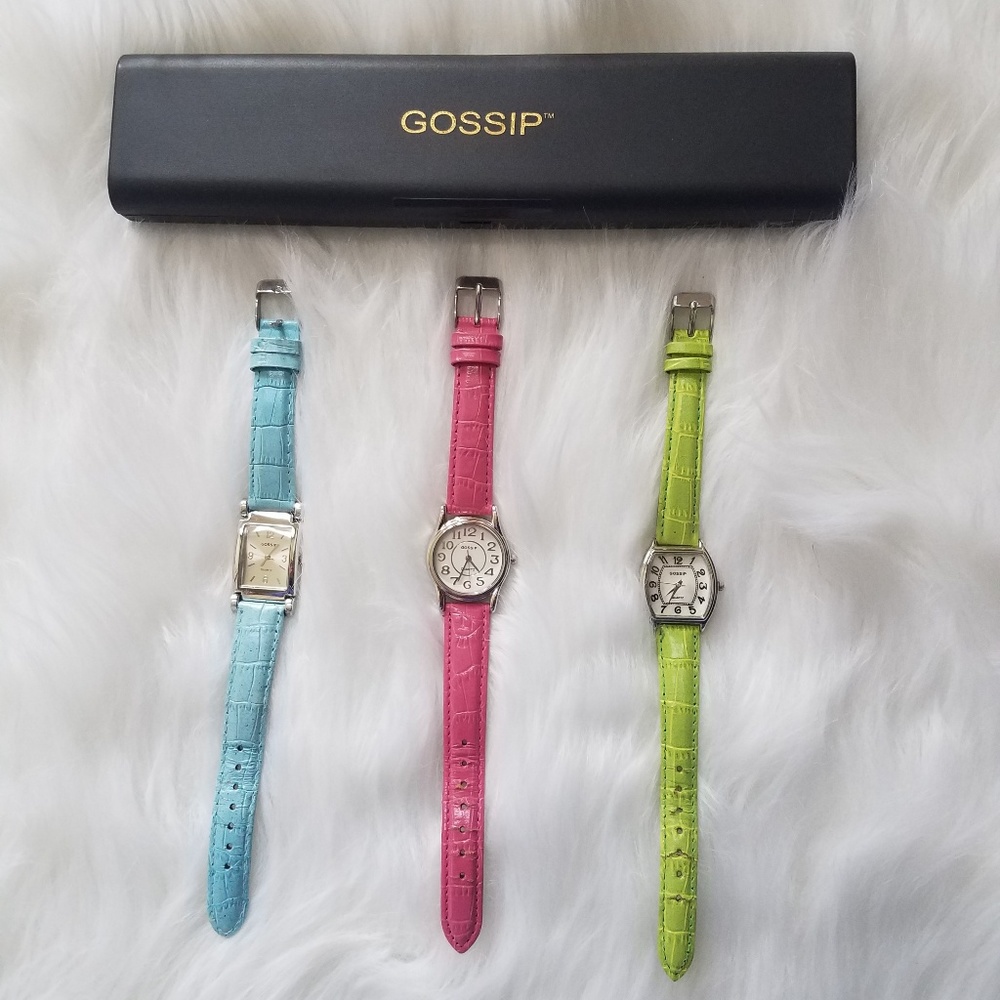 Watches set of three by Gossip